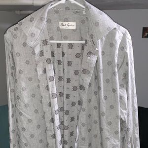 Grey Robert Graham Dress Shirt